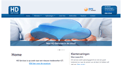 Desktop Screenshot of hdservices.nl